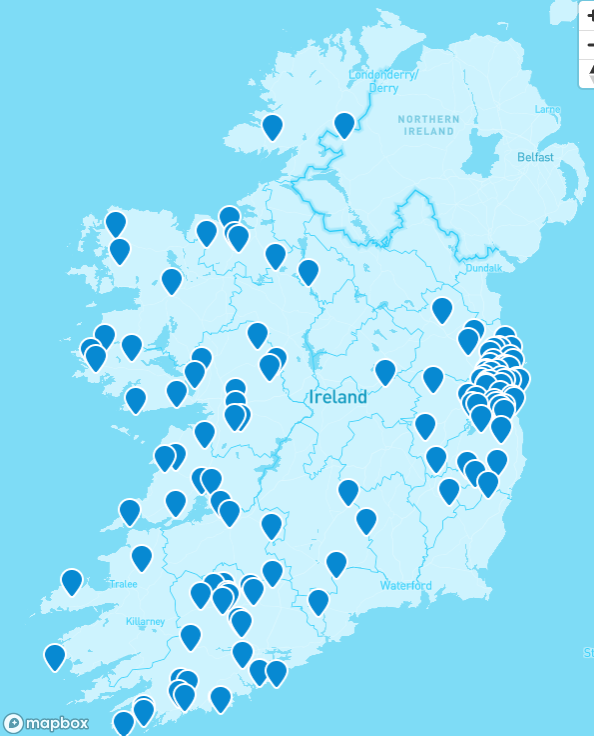 Evictions map